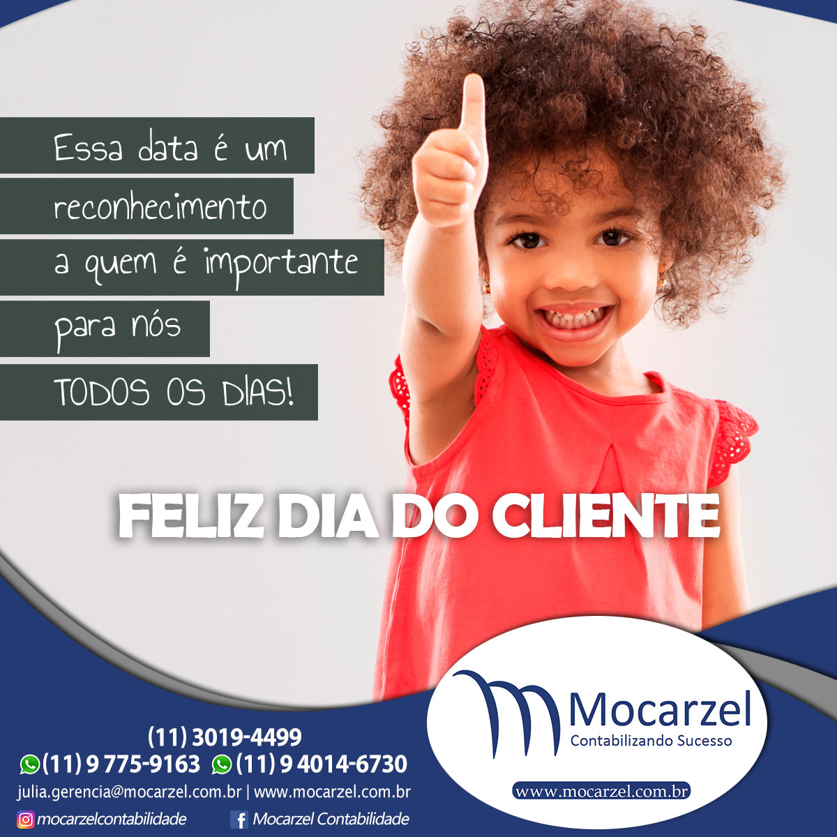 Foto de A VOCÊ CLIENTE, NOSSOS SINCEROS AGRADECIMENTOS